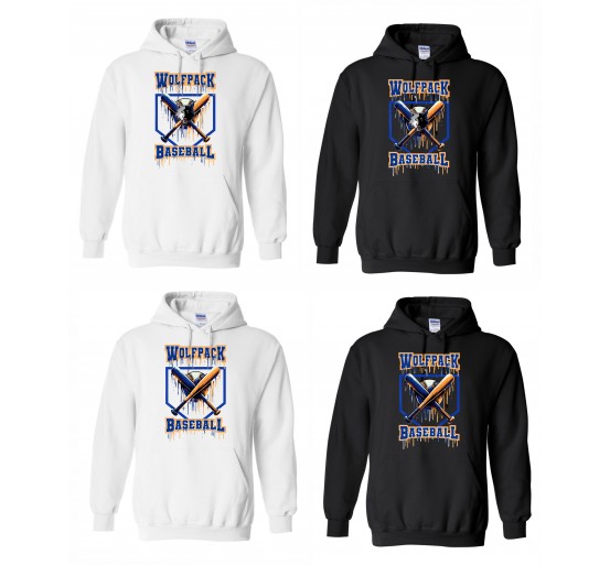 Wolfpack Baseball Hooded Sweatshirt